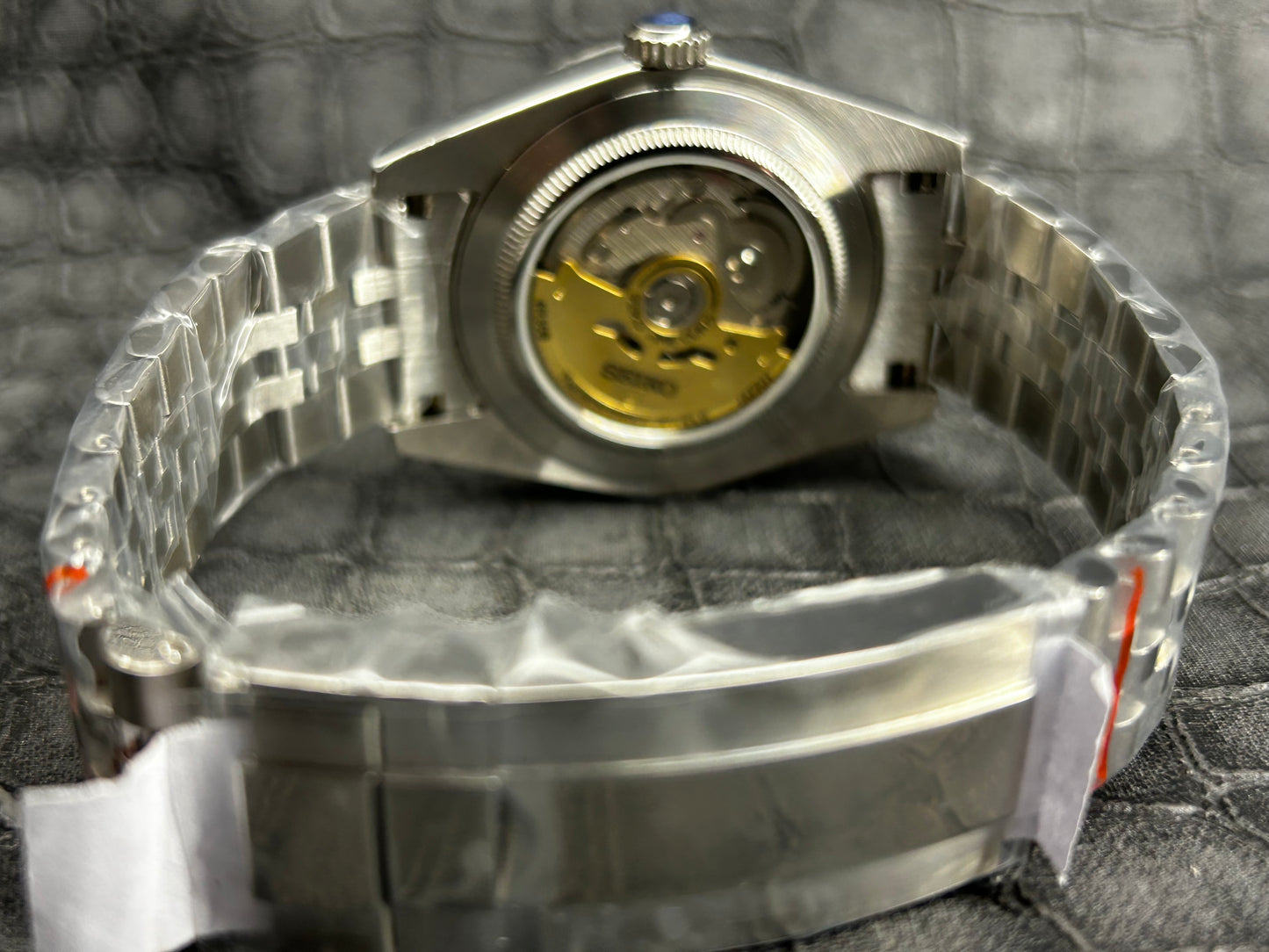 Seikojust mod black Arabic dial 40mm