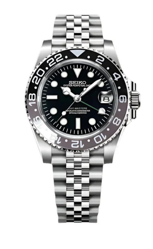 Seiko Mod Bruce Wayne jubilee oyster